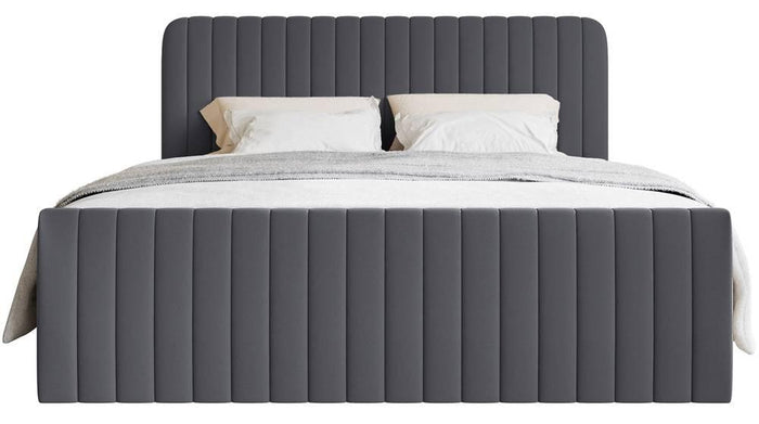 NADUVI Collection Boxspring Adrien chenille met opbergvak 180x200