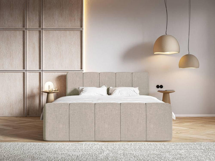 NADUVI Collection Boxspring Chloe 180x200 chenille met opbergruimte