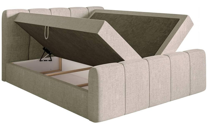 NADUVI Collection Boxspring Chloe 180x200 chenille met opbergruimte