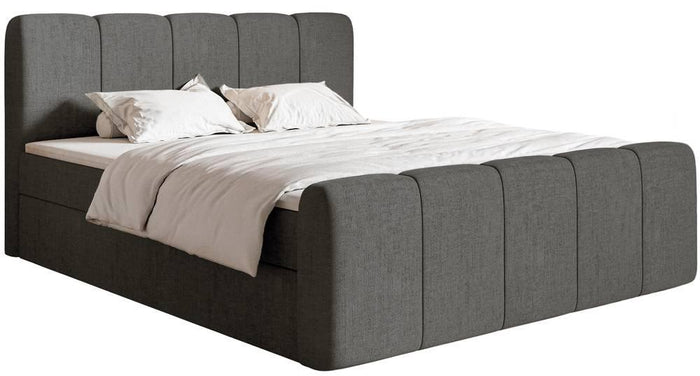 NADUVI Collection Boxspring Chloe 160x200 chenille met opbergruimte