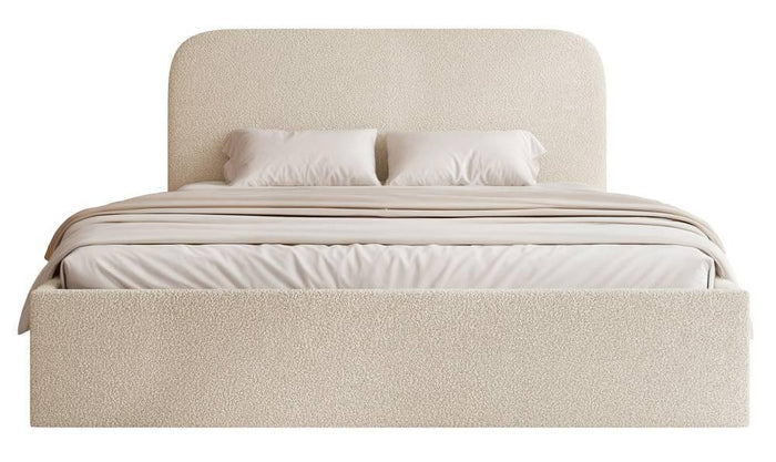 NADUVI Collection Bedframe Fia 140x200 bouclé met opbergvak