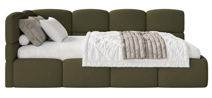 NADUVI Collection Jeugdbed incl matras Chloe links bouclé 90x200 met