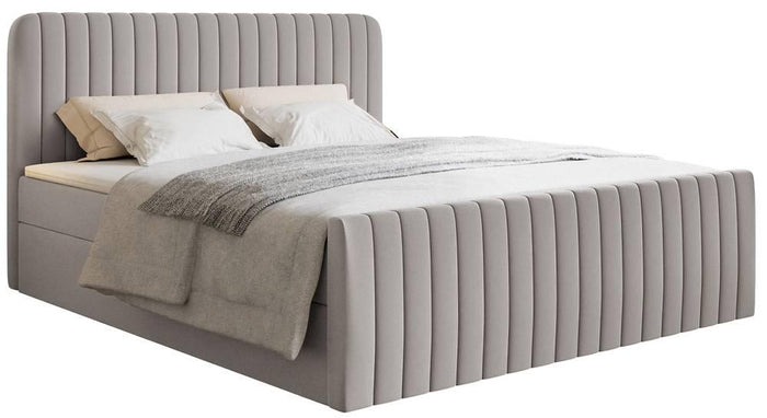NADUVI Collection Boxspring Adrien chenille met opbergvak 140x200