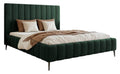 NADUVI Collection Bedframe Flores velvet 180x200 met opbergvak