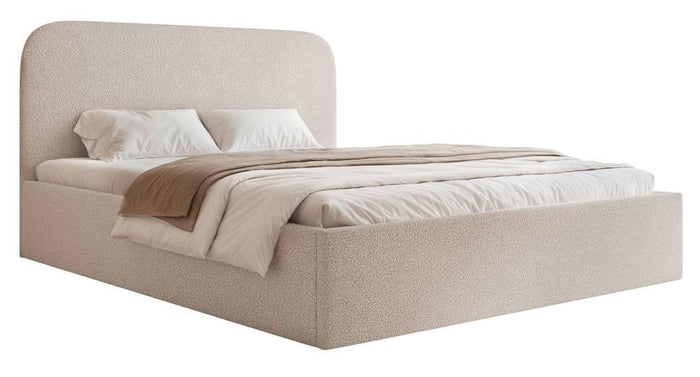 NADUVI Collection Bedframe Fia 140x200 bouclé met opbergvak