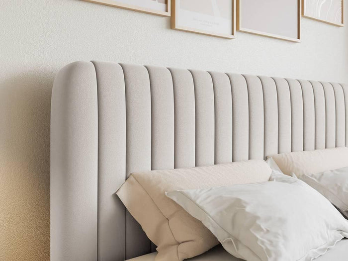 NADUVI Collection Boxspring Adrien chenille met opbergvak 160x200