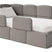 NADUVI Collection Jeugdbed incl matras Chloe links bouclé 90x200 met