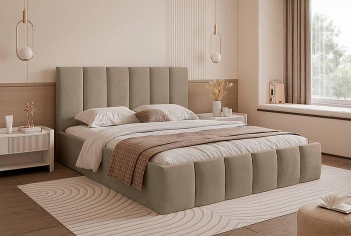 NADUVI Collection Bedframe Quinn met opbergvak 180x200