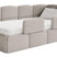 NADUVI Collection Jeugdbed incl matras Chloe rechts bouclé 90x200 met