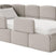 NADUVI Collection Jeugdbed incl matras Chloe links bouclé 90x200 met
