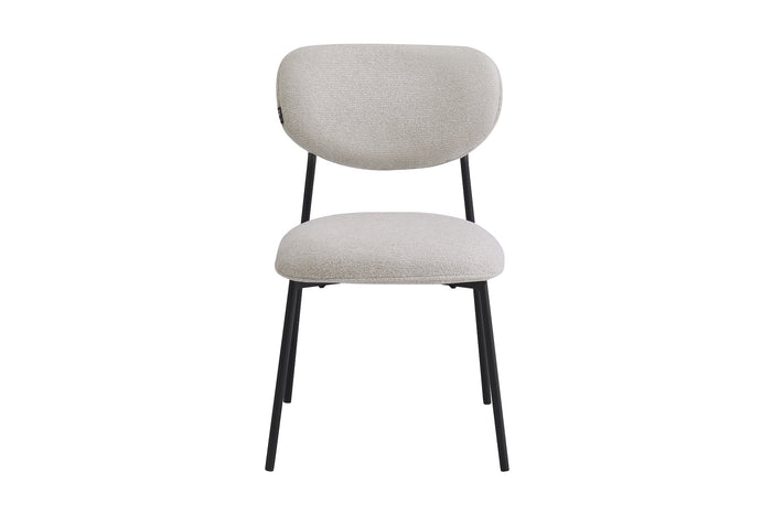 Furnihaus Eetkamerstoel Amalia Teddy Beige Set van 2