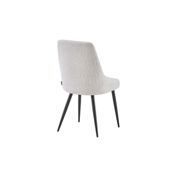 Furnihaus Eetkamerstoel Oscar Boucle Beige Set van 2
