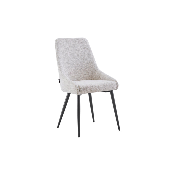Furnihaus Eetkamerstoel Oscar Boucle Beige Set van 2