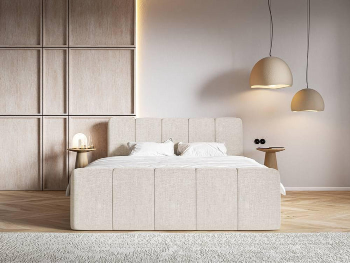 NADUVI Collection Boxspring Chloe 160x200 chenille met opbergruimte