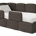 NADUVI Collection Jeugdbed incl matras Chloe links bouclé 90x200 met