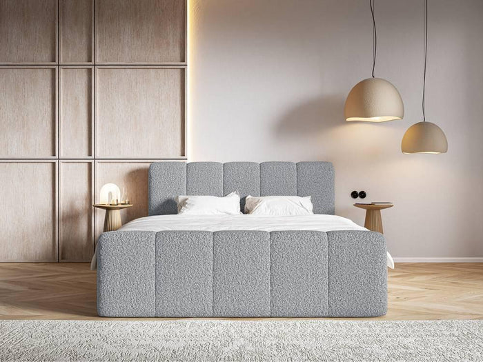NADUVI Collection Boxspring Chloe 200x200 bouclé met opbergruimte