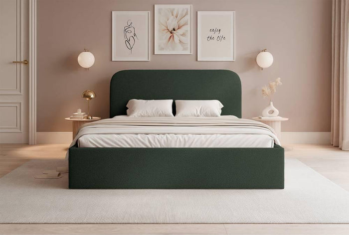 NADUVI Collection Bedframe Fia 160x200 chenille met opbergvak