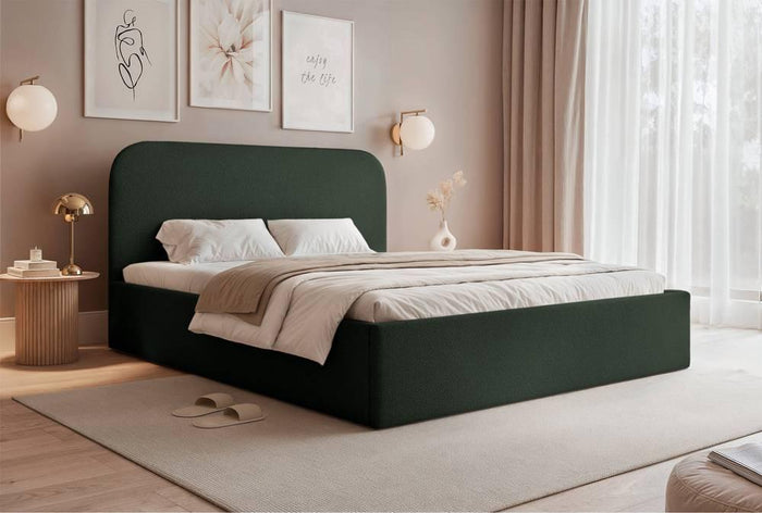 NADUVI Collection Bedframe Fia 180x200 chenille met opbergvak