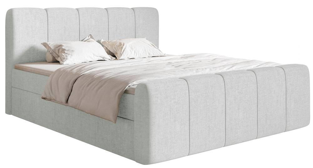 NADUVI Collection Boxspring Chloe 140x200 chenille met opbergruimte