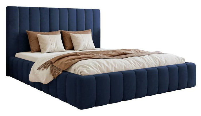 NADUVI Collection Bedframe Flores velvet 180x200 met opbergvak