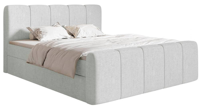 NADUVI Collection Boxspring Chloe 200x200 chenille met opbergruimte