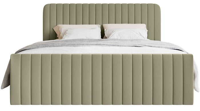 NADUVI Collection Boxspring Adrien chenille met opbergvak 160x200