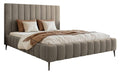 NADUVI Collection Bedframe Flores velvet 140x200 met opbergvak