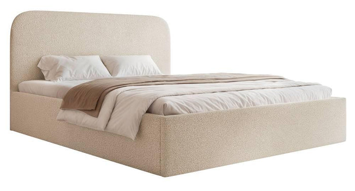 NADUVI Collection Bedframe Fia 160x200 bouclé met opbergvak