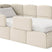 NADUVI Collection Jeugdbed incl matras Chloe links bouclé 90x200 met