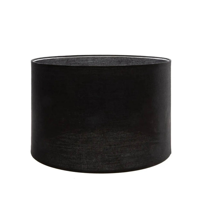 The Teak Wood Table Lamp - Natural Black