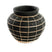The Belly Vase - Black Natural - L