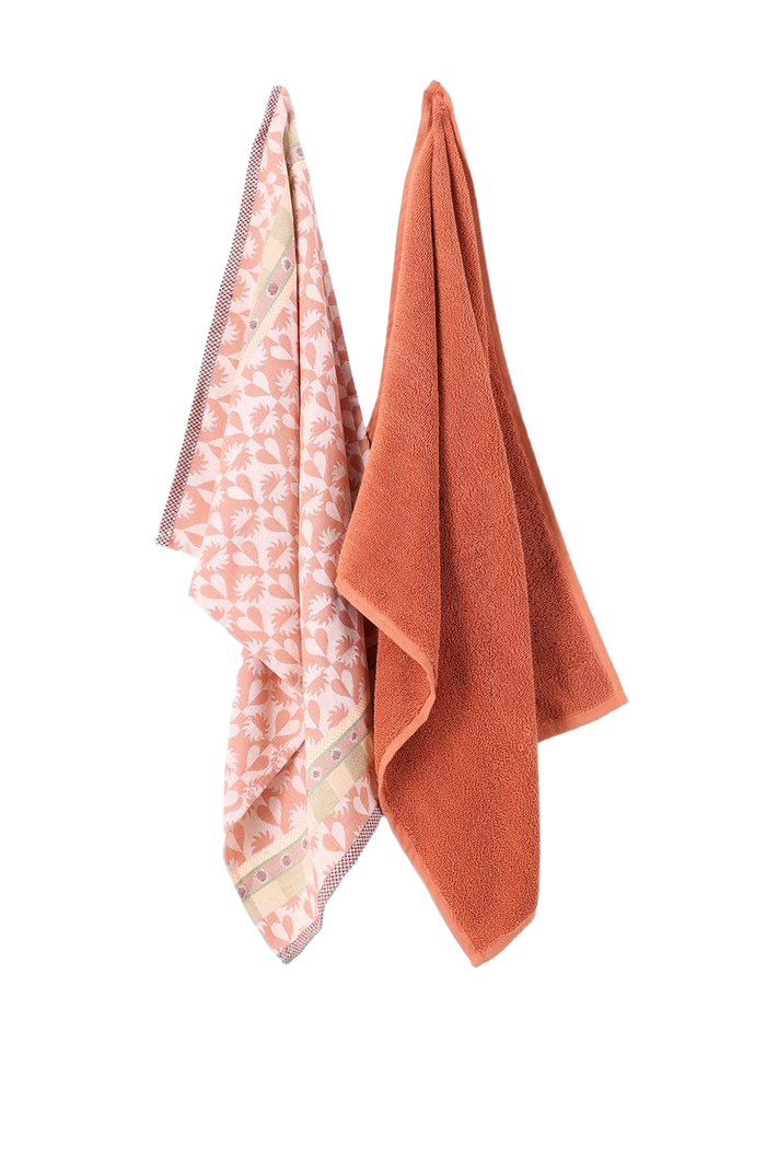 Sissy-Boy Roze handdoek en theedoek