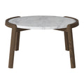 Bolia Mix Salontafel Medium - Wit / Marmer - Donker Geolied Eiken