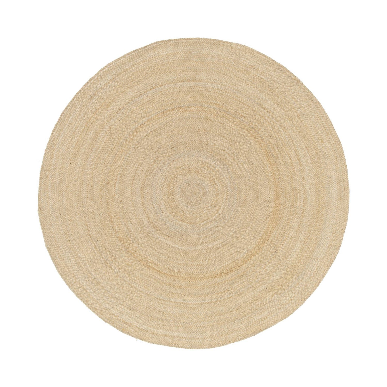 sweeek - Ronde jute binnentapijt, natuurlijk