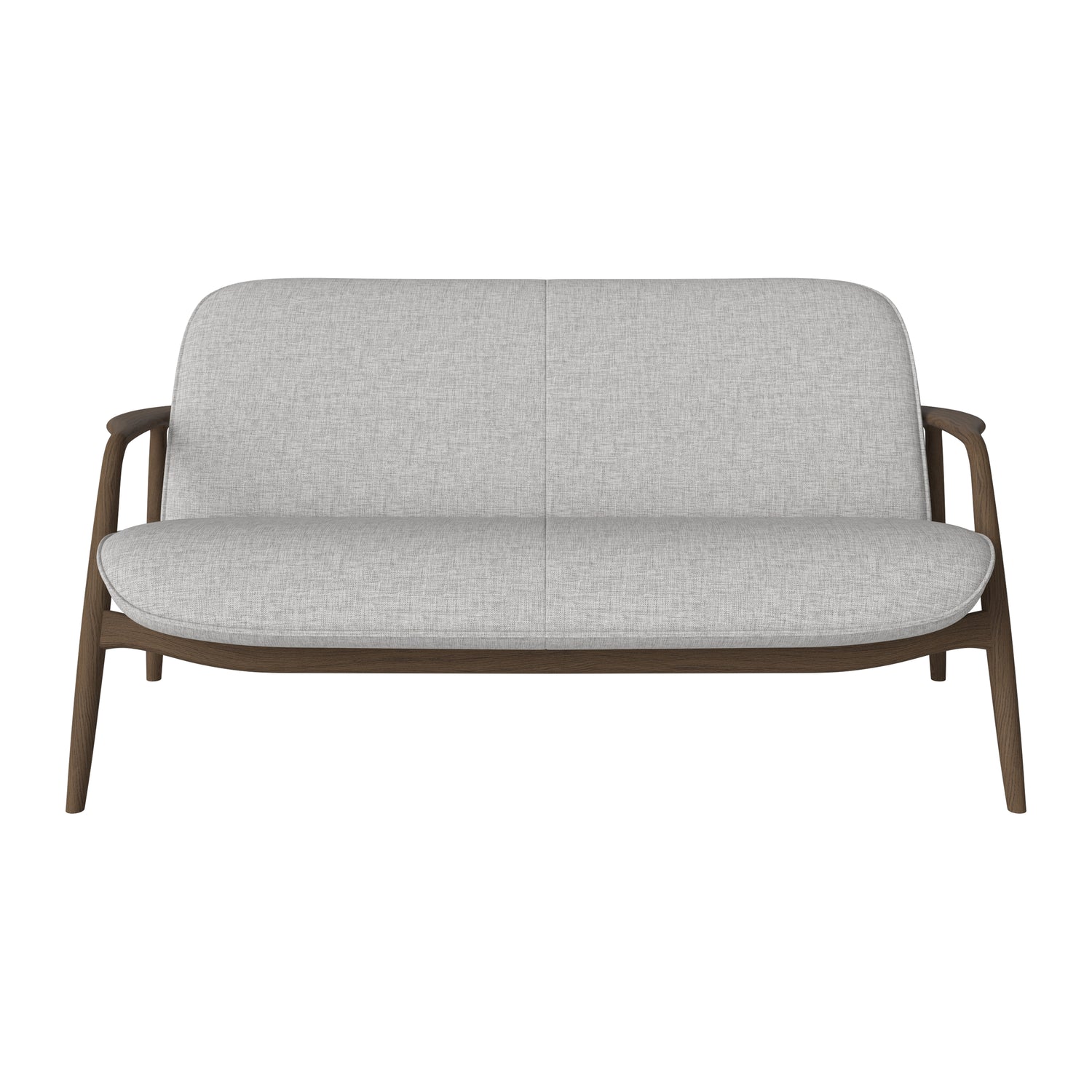 Bolia Bowie 2-zitsbank - Donker Eiken - Lichtgrijs