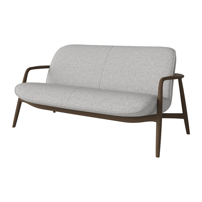 Bolia Bowie 2-zitsbank - Donker Eiken - Lichtgrijs