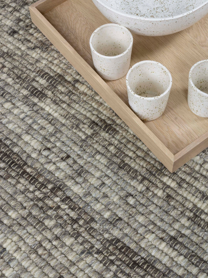 Rebellenclub Vloerkleed Evert Rond - Bruin ø200cm