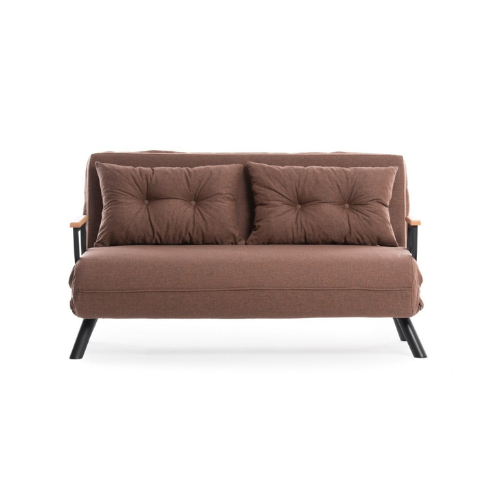 Calicosy - Slaapbank voor 2 personen - SANDO - Bruin