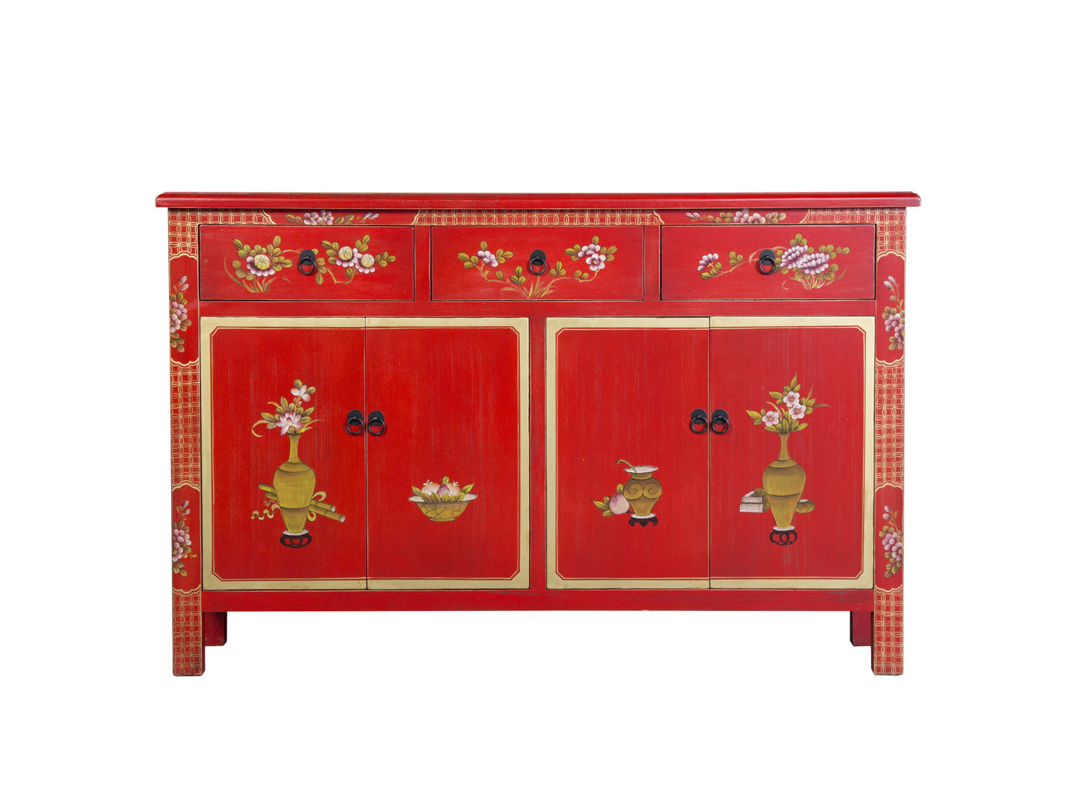 Fine Asianliving Chinese Dressoir Rood