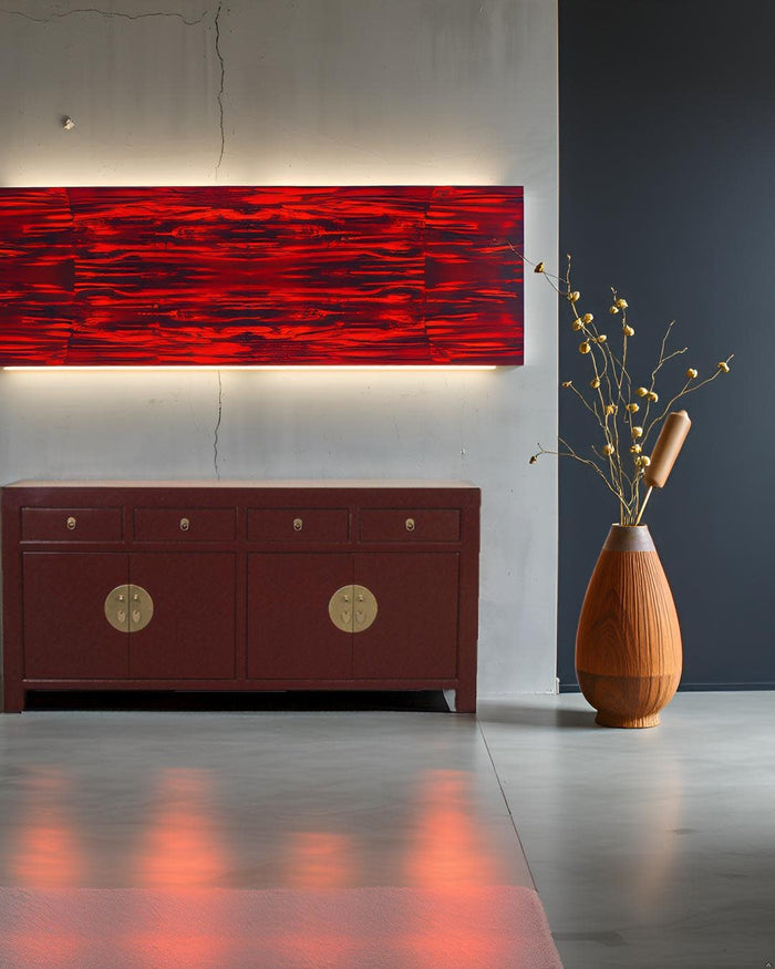 Fine Asianliving Chinees Dressoir Scarlet Rood
