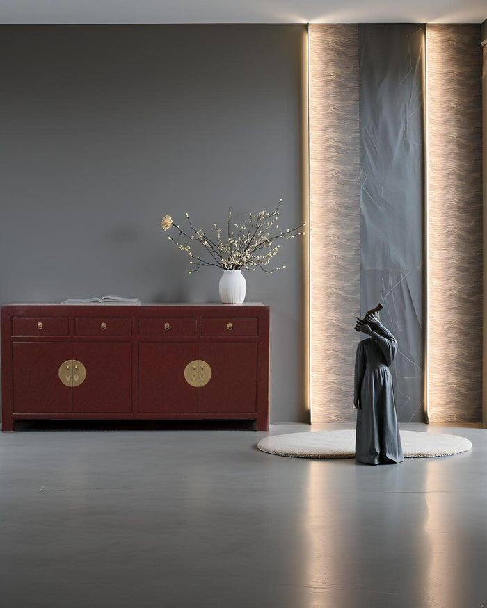 Fine Asianliving Chinees Dressoir Scarlet Rood
