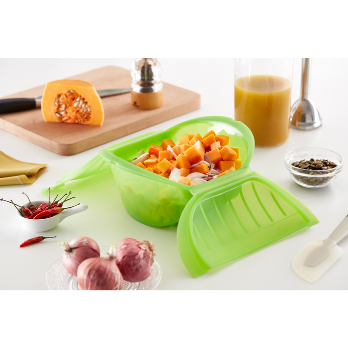 Magnetron Stoomkoker, Hoog 3-4 p. - Green