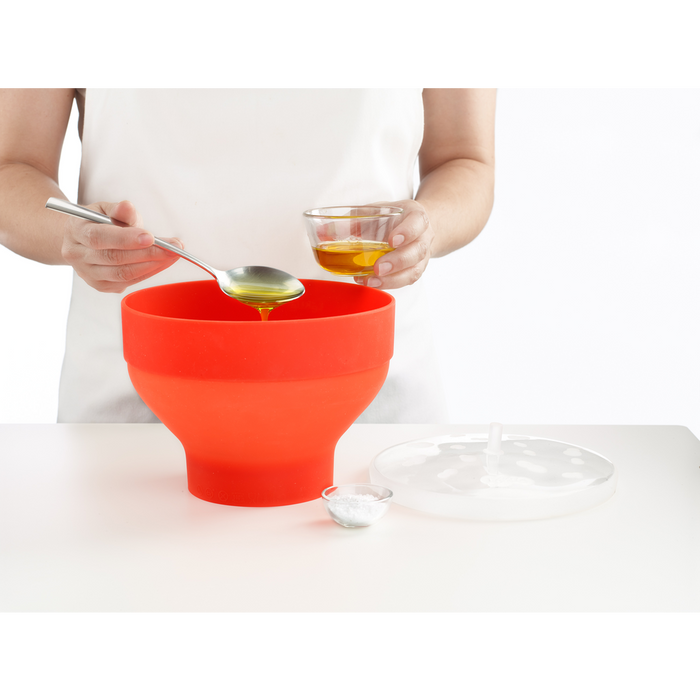 Magnetron Popcorn Maker - Red