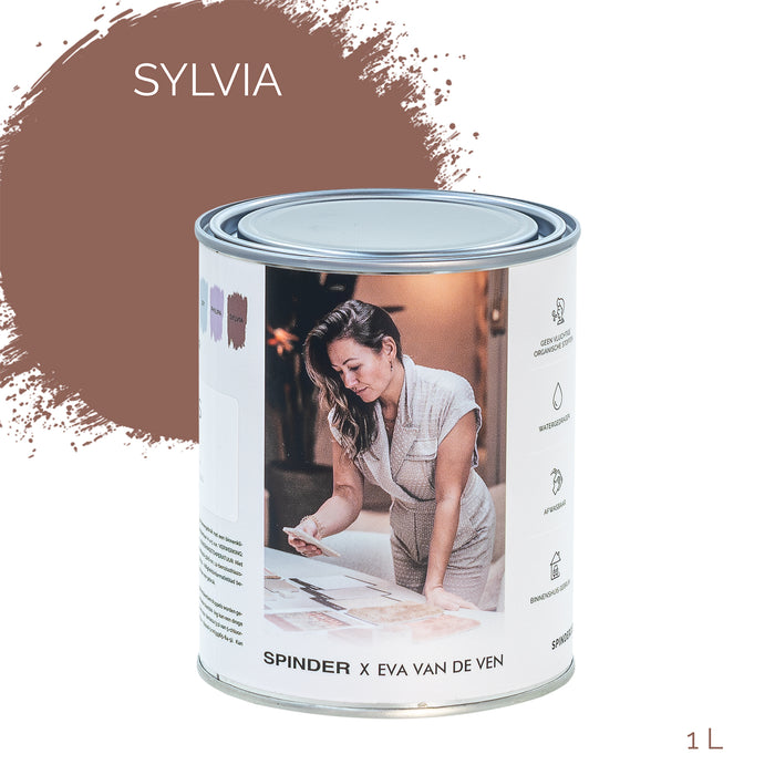 Spinder x Eva van de Ven 1L matte muurverf - Sylvia