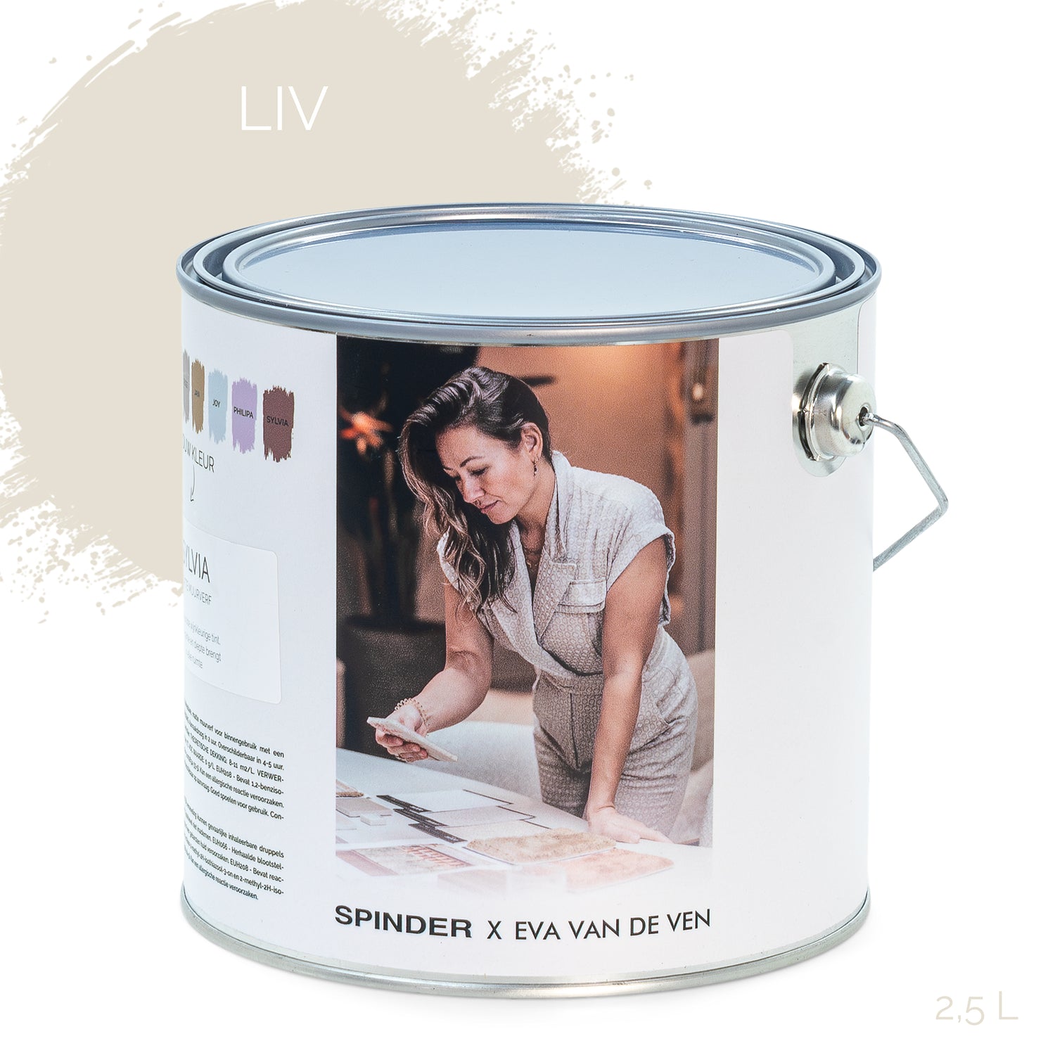 Spinder x Eva van de Ven 2,5L matte muurverf - Liv