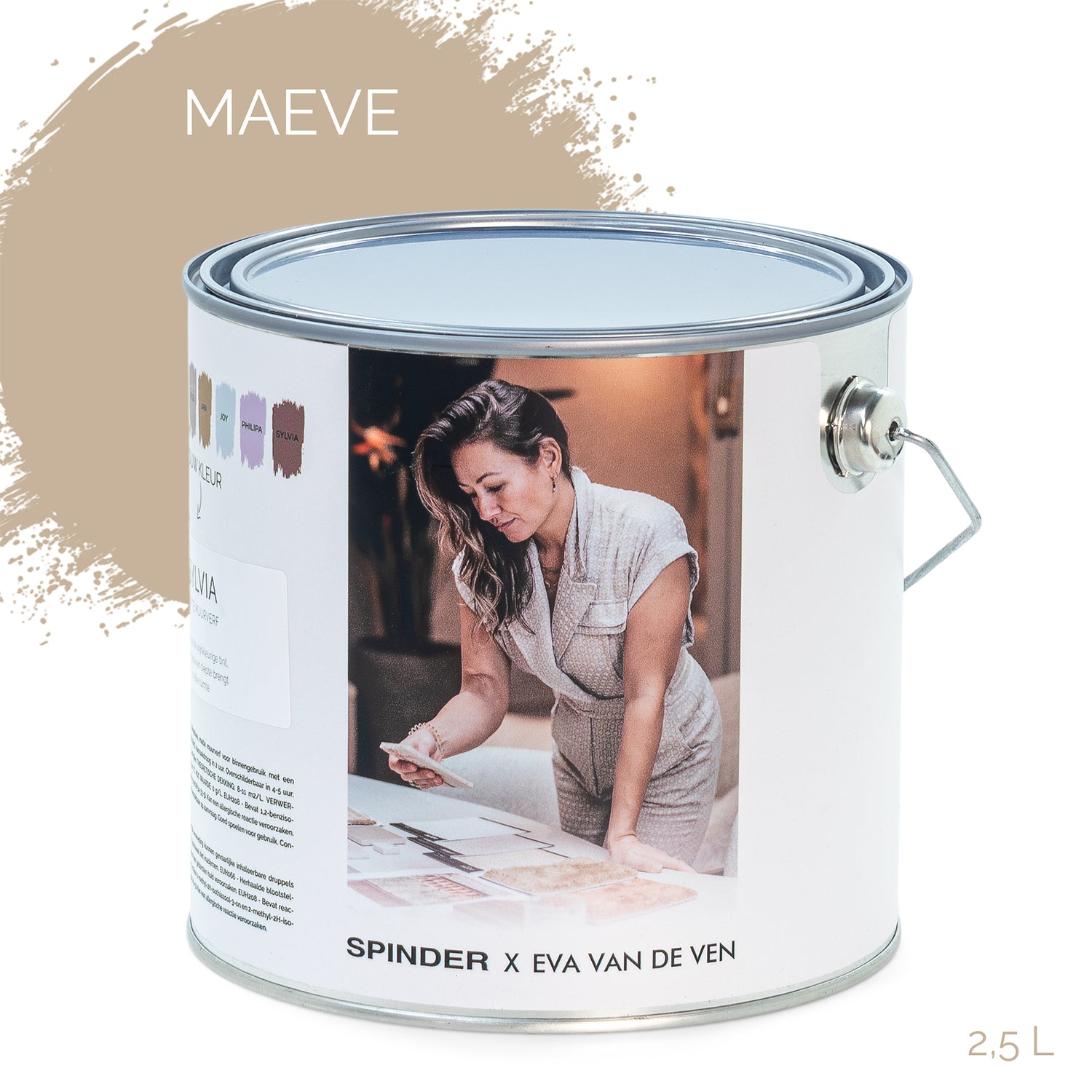Spinder x Eva van de Ven - 2,5L Matte Muurverf - Maeve