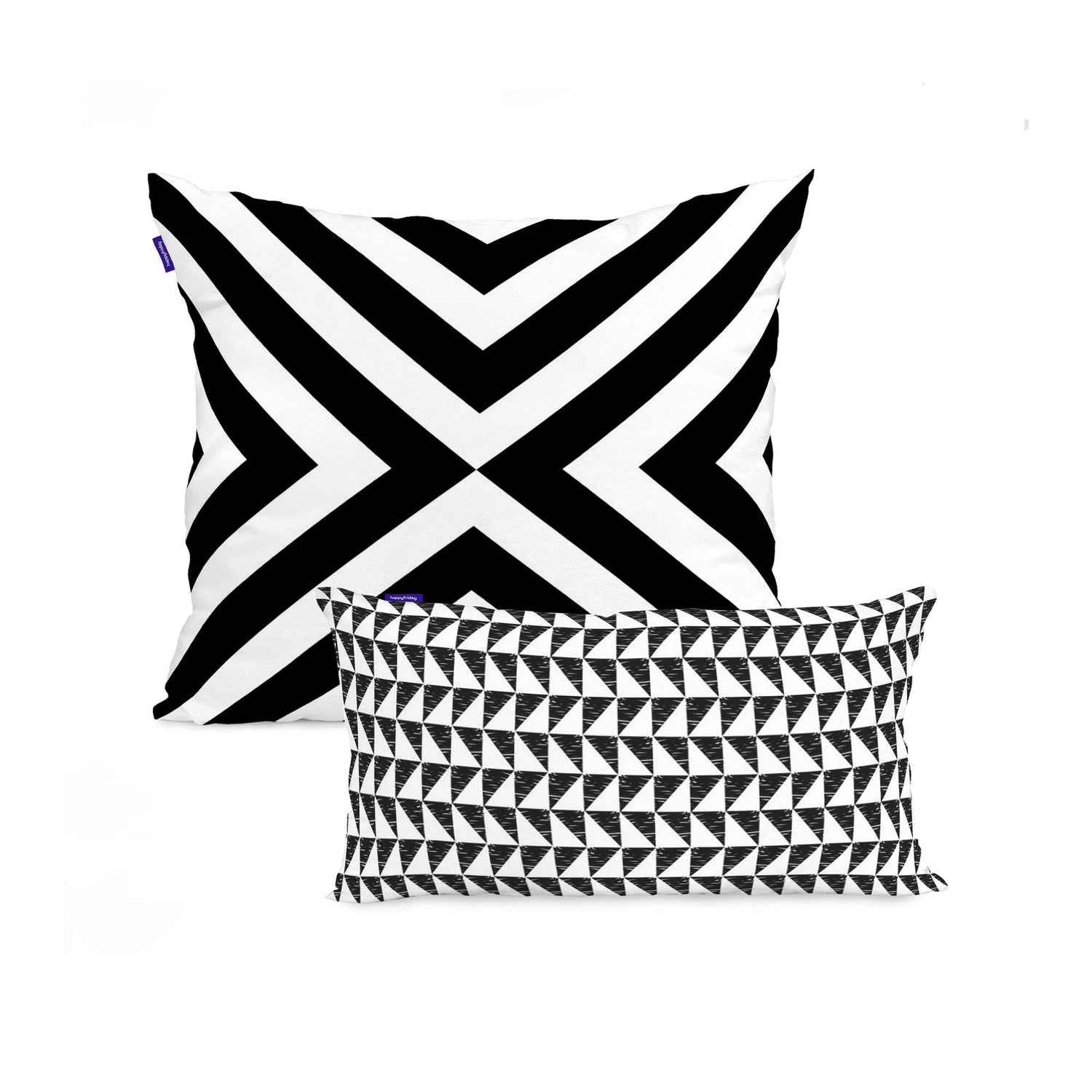 Blanc Set van 2 kussenhoezen Trip