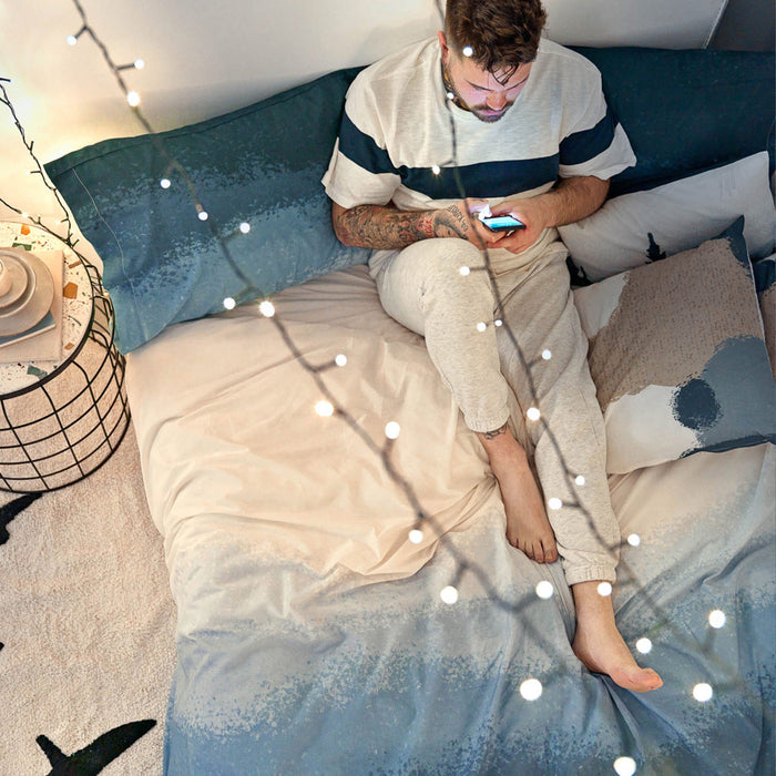 Blanc Dekbedovertrek Nightfall