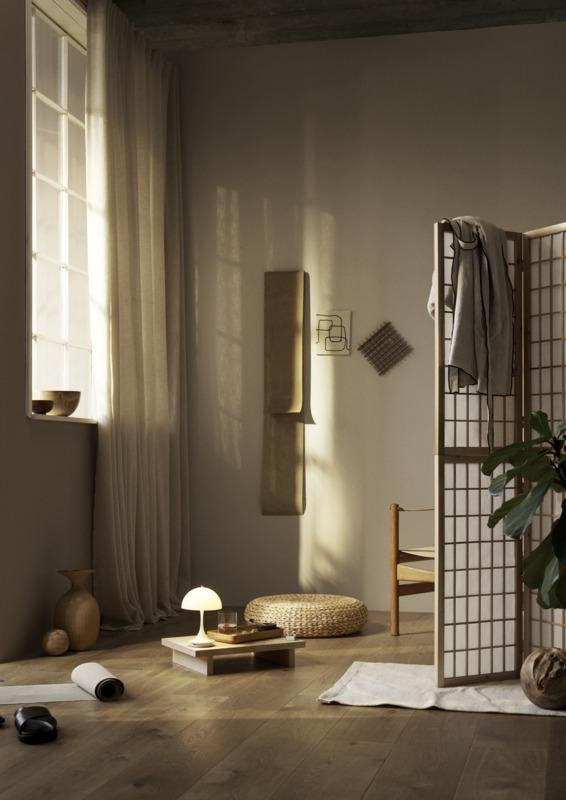 Louis Poulsen Panthella tafellamp V3 Ø16 LED oplaadbaar Chrome