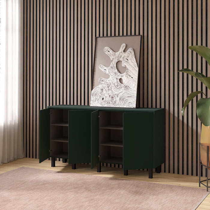 Artego Design Soft Pro Ayaya 163 cm Dressoir Groen